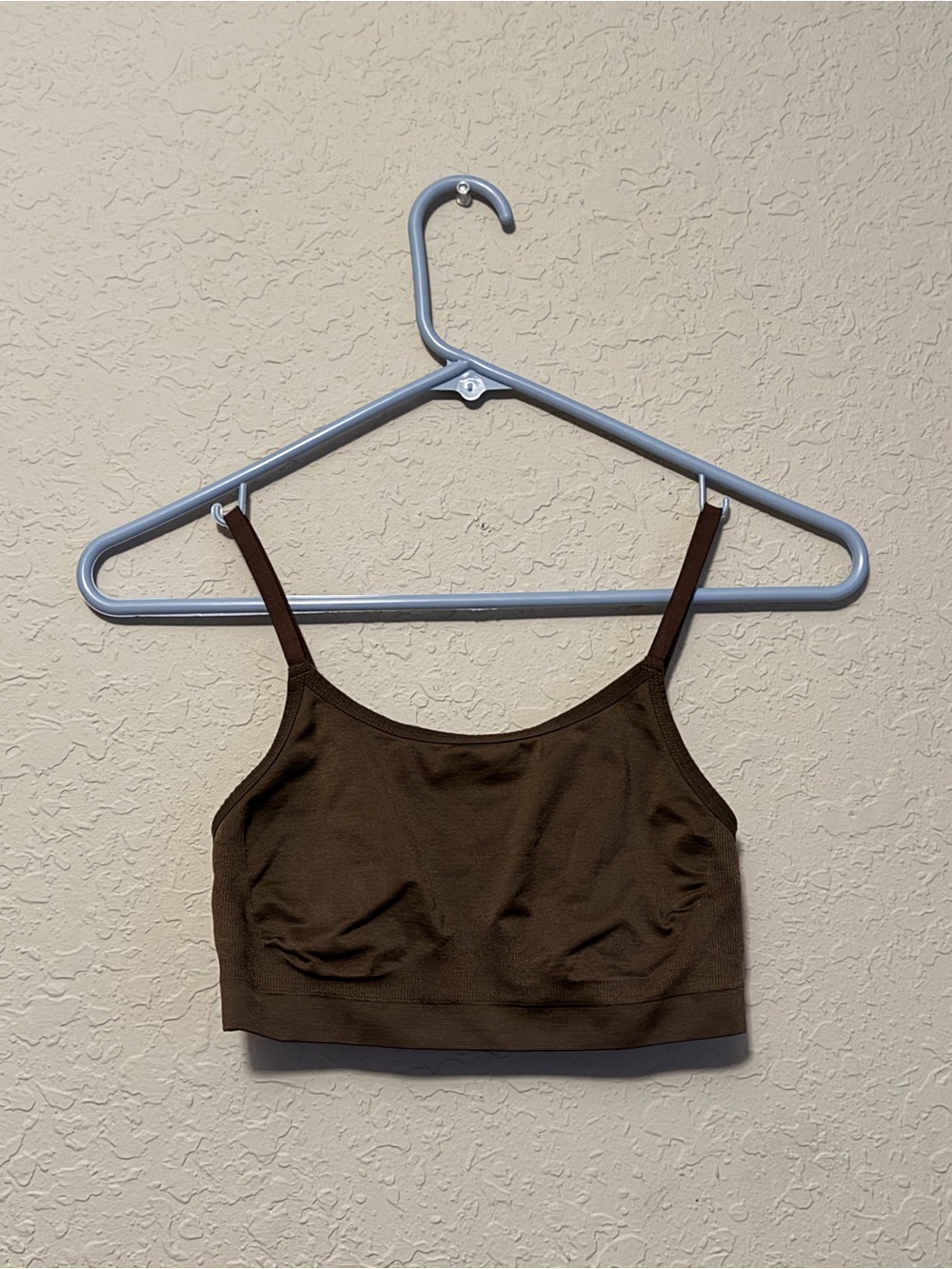 Gymshark Brown Seamless Crop Camisole